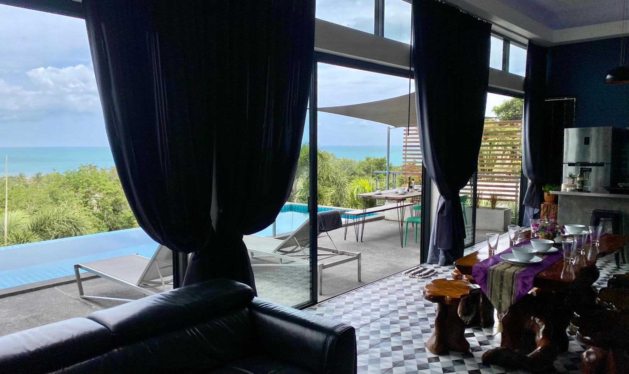 Ko Samui Seaview Pool Villa Philippa With Car Laem Set Beach Exteriör bild