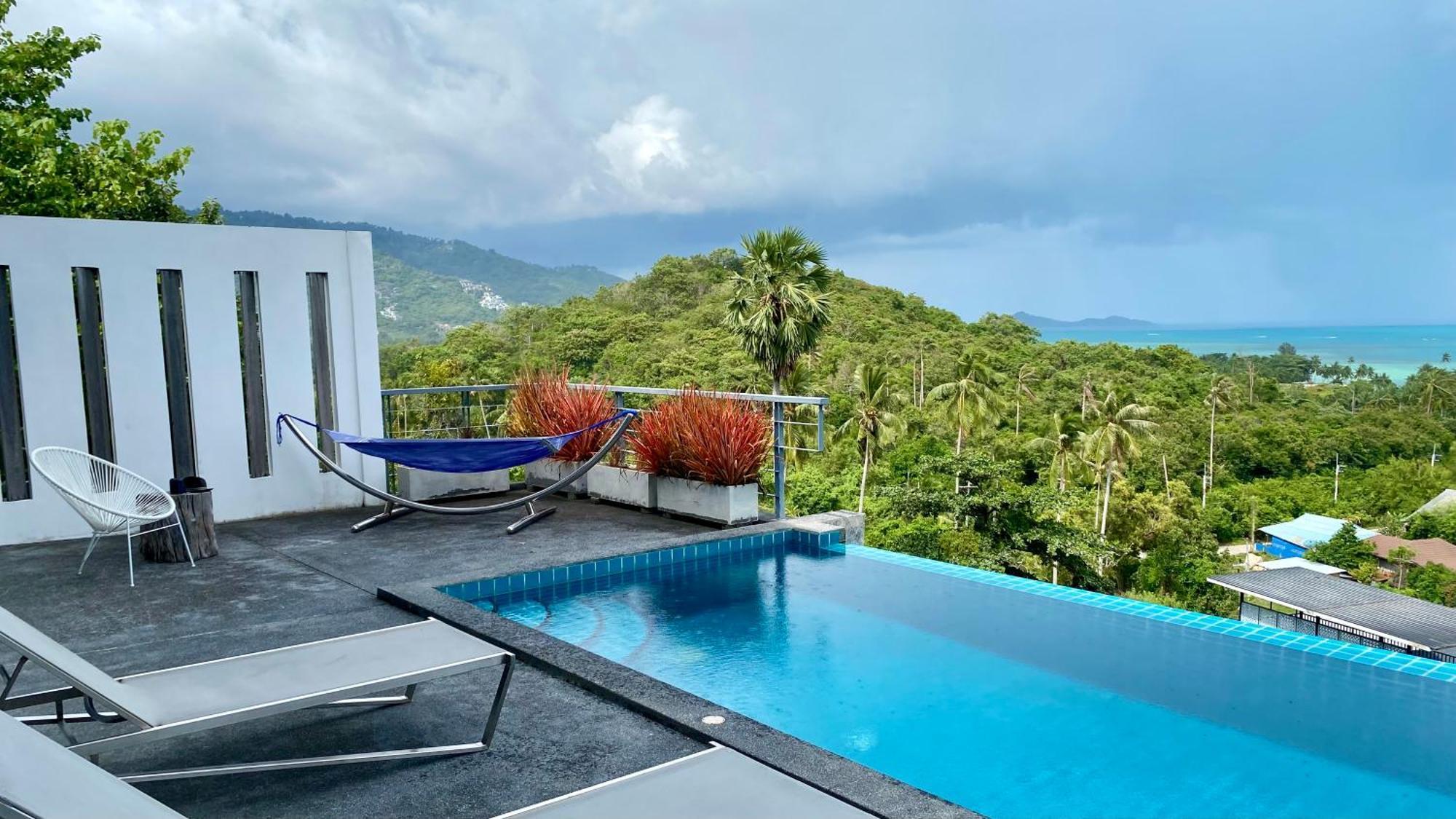 Ko Samui Seaview Pool Villa Philippa With Car Laem Set Beach Exteriör bild