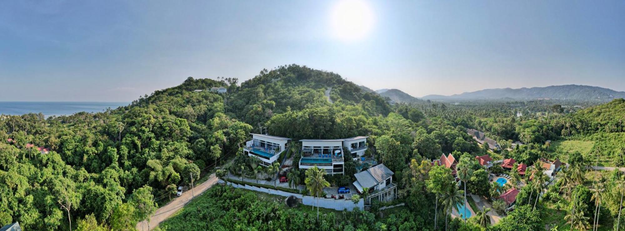 Ko Samui Seaview Pool Villa Philippa With Car Laem Set Beach Exteriör bild