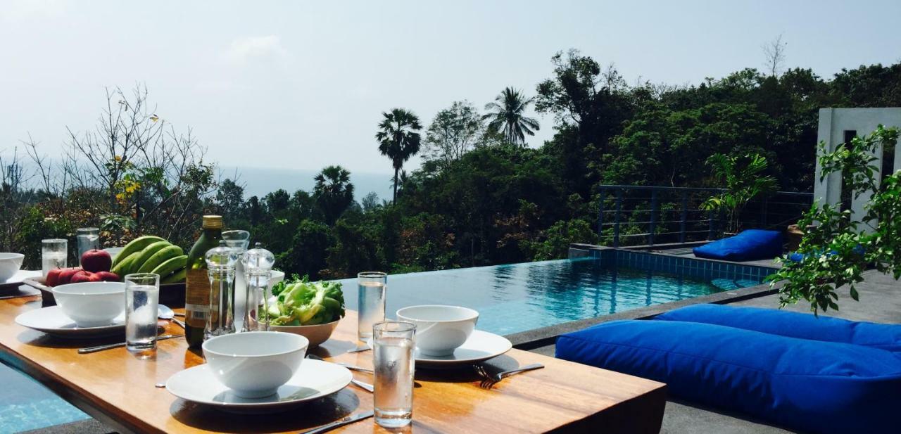 Ko Samui Seaview Pool Villa Philippa With Car Laem Set Beach Exteriör bild
